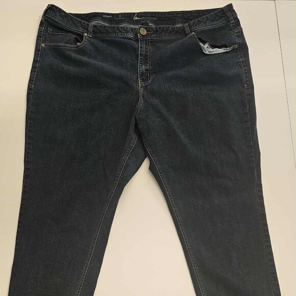 Lane Bryant Bootcut Genius Fit Blue Jeans for Women Size 26 - Picture 1 of 4